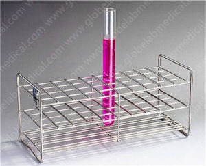 Stainless Steel Culture Tube Rack, 40-Place, Aperture 23MM | Globe Lab ...